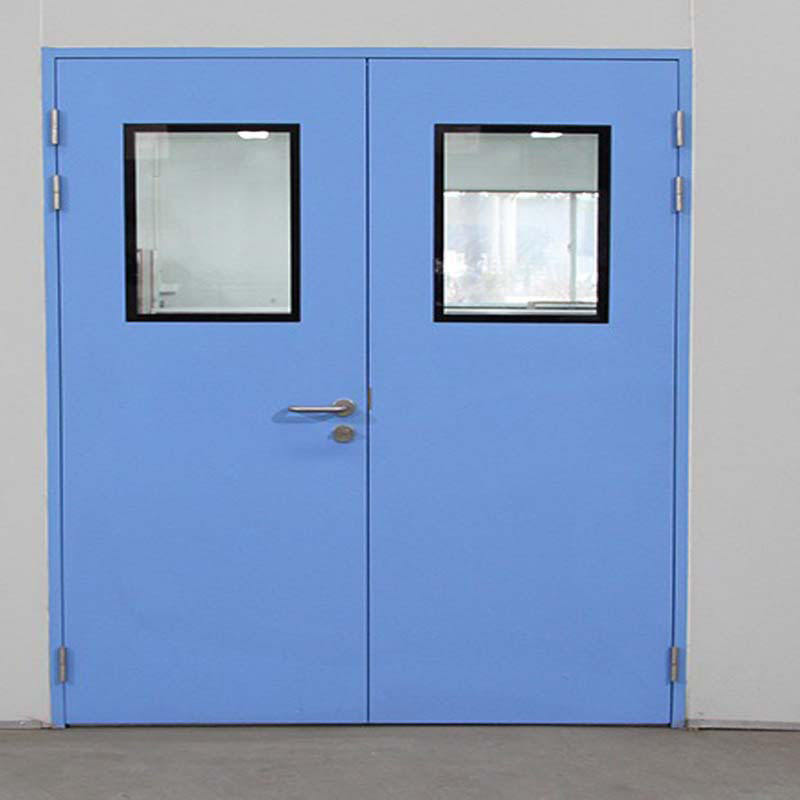 product-China factory hot sale powder coated BS standard 60 minutes hospital blue fire exit steel do