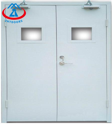 Customized cheap personalized price good metal fireproof entry door EN certification