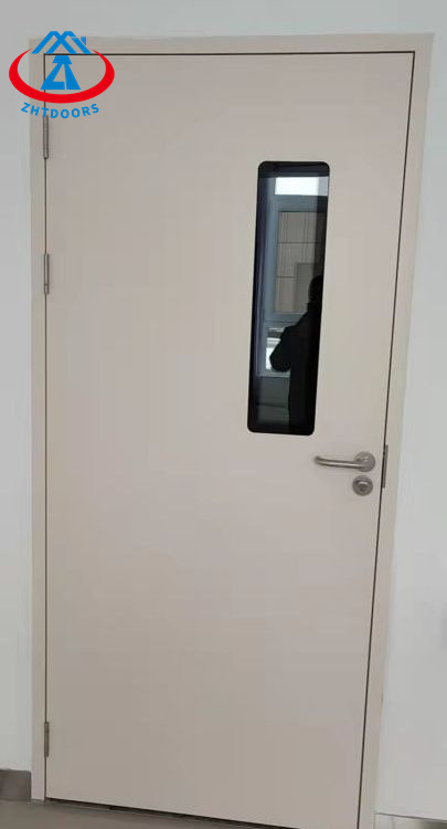 Industry experienced fireproof metal door single leaf AS grade certificate