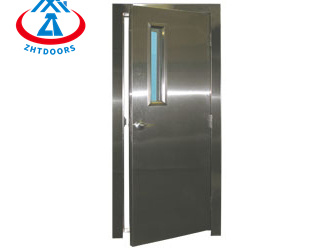 Customized fireproof commercial steel door BS certified stainless steel safety escape fire door