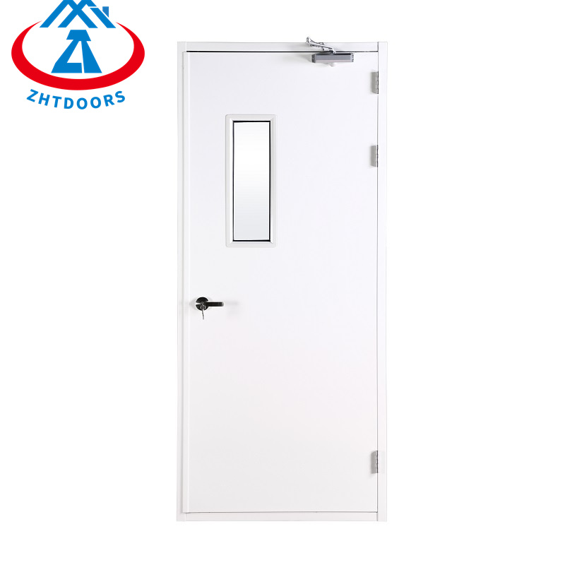 China supply wholesale fireproof metal entrance door AS standard modern fire door