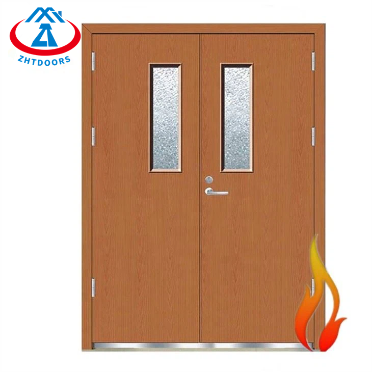 Custom Security Products Commercial Emergency Fire Exit Door Wood Grain Color 90 Minutes
