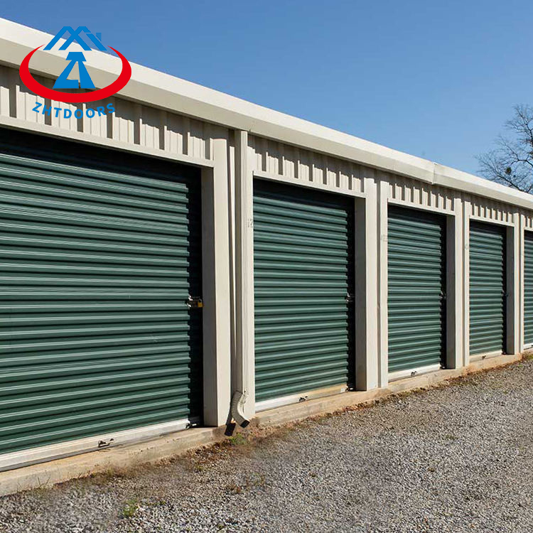 Wind resistant and anti theft industrial soundproof external rolling shutter door