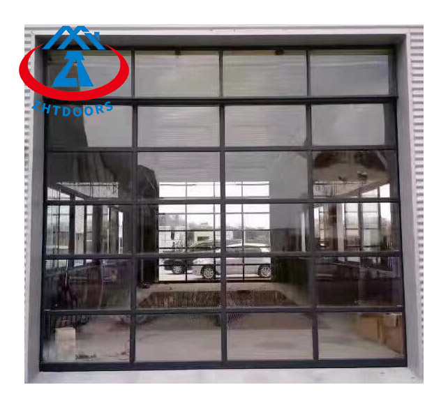 New Stylish Tempered Glass Garage Door Commercial Farmhouse Garage Door Cordless Garage Door