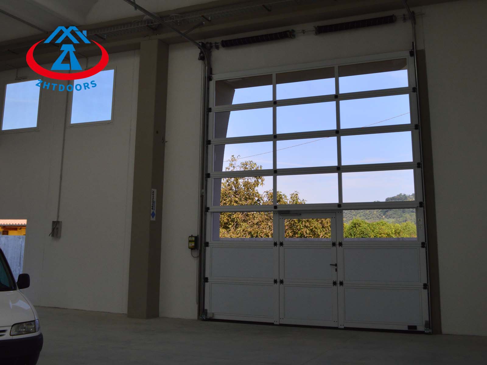 New Stylish Tempered Glass Garage Door Commercial Farmhouse Garage Door Cordless Garage Door