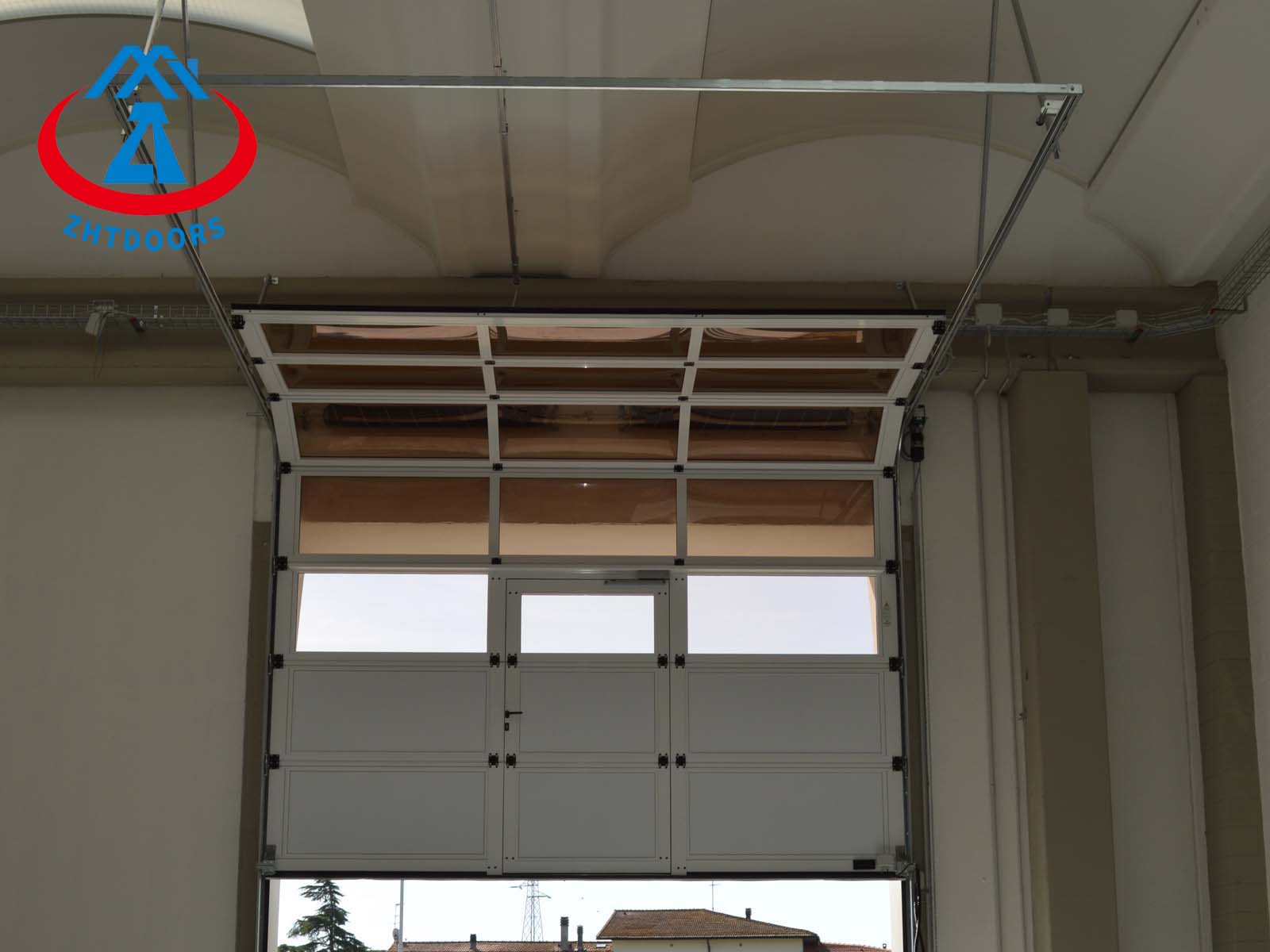 New Stylish Tempered Glass Garage Door Commercial Farmhouse Garage Door Cordless Garage Door