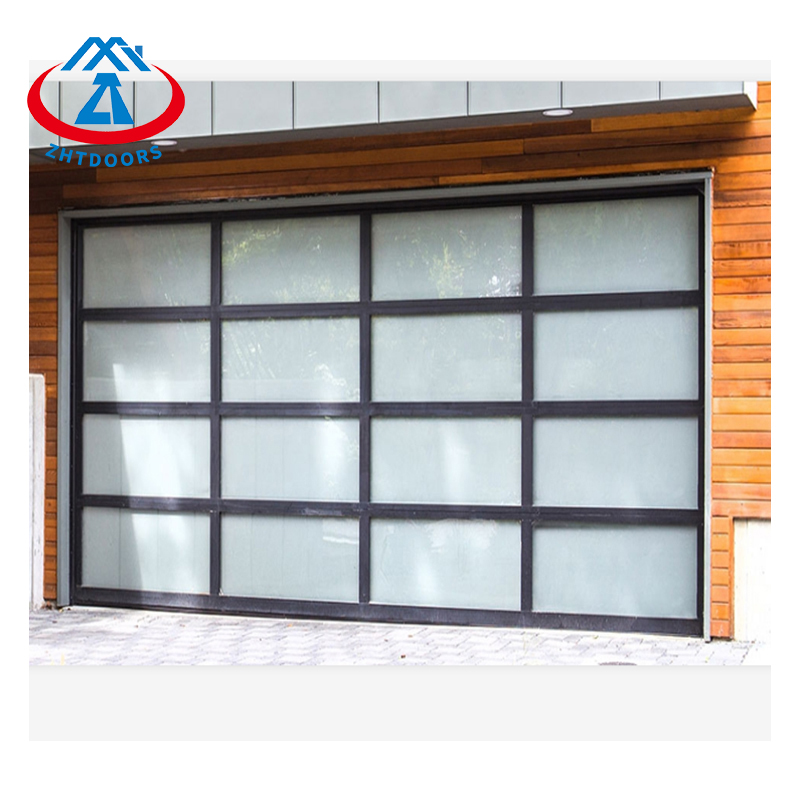 Commercial American style garage door thermal insulation glass garage door