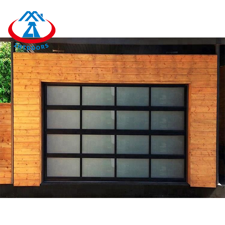 Commercial American style garage door thermal insulation glass garage door