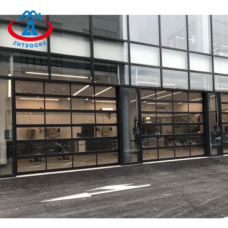 Factory Wholesale Price Garage Door Brown Universal 40ft Garage Door Garage Glass Door