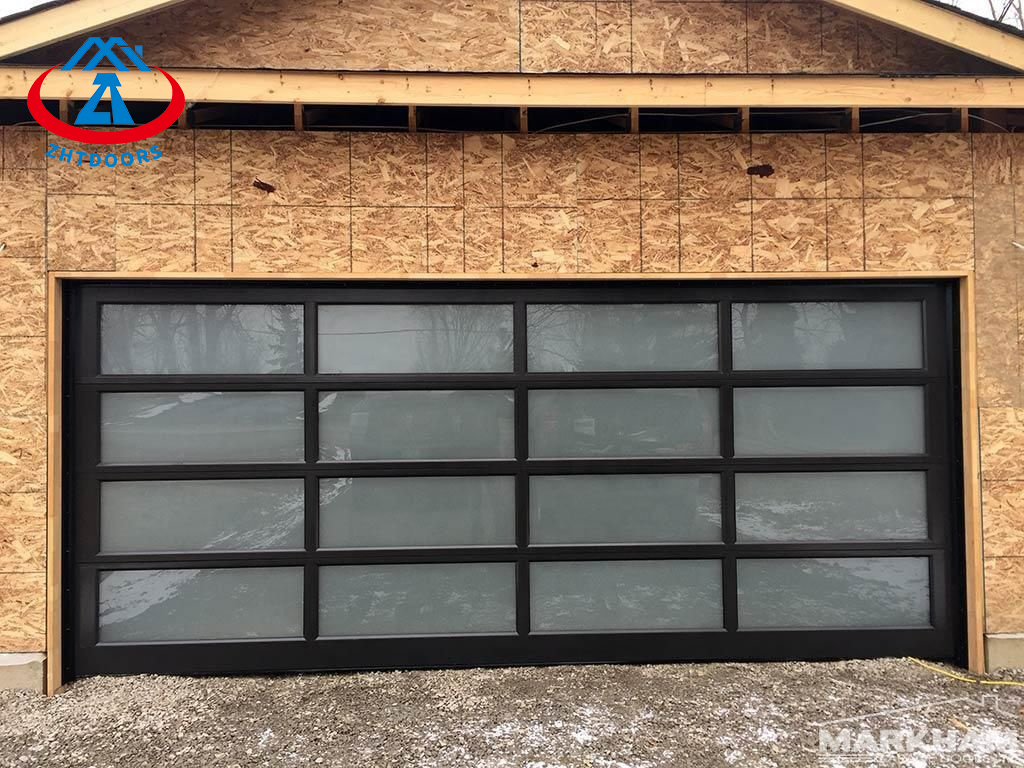 Customizable and versatile modern hurricane electric garage doors