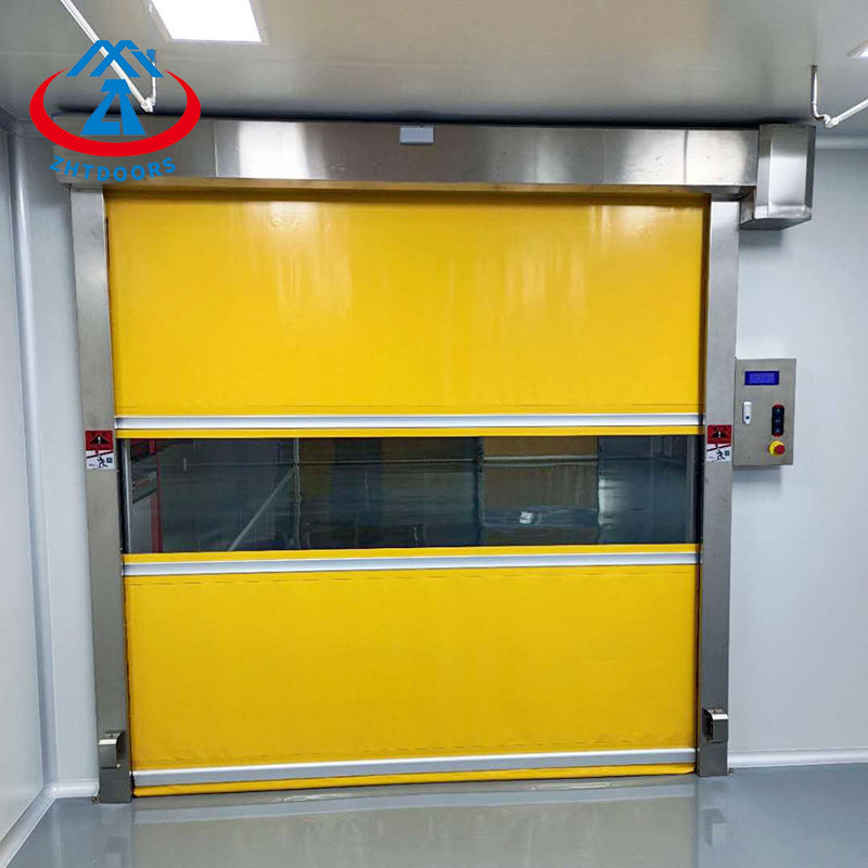 Anti corrosion sturdy and durable lightweight pvc rapid rolling shutter door