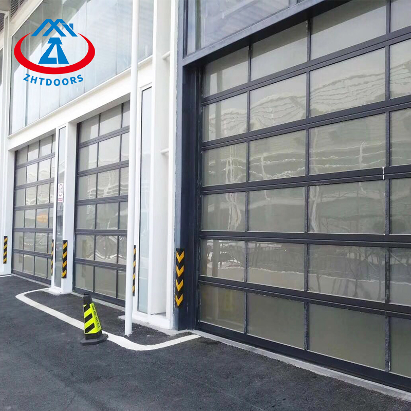 Factory New Stylish Portable Garage Door Garage Event Door Hurricane Glass Garage Door