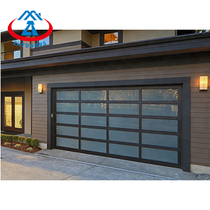 Supplier Direct Sale Extruded Profile Garage Door Spanish Style Garage Door 20ft Garage Door