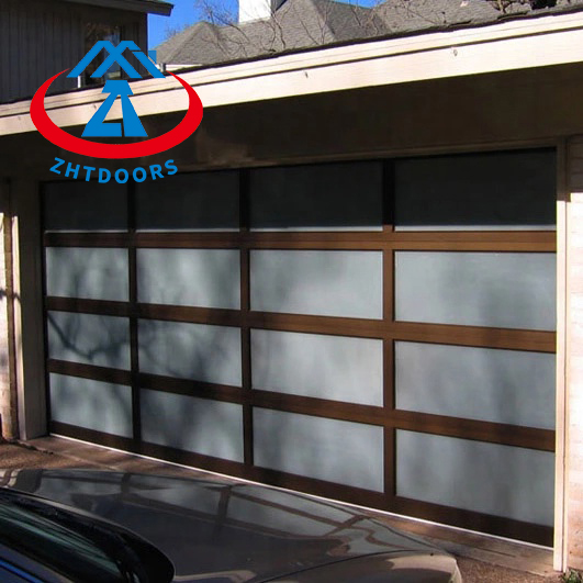 Supplier Direct Sale Extruded Profile Garage Door Spanish Style Garage Door 20ft Garage Door