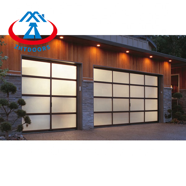 China Factory Manufacturing High Performance Low Price Stackable Vertical 9x7 Double Garage Doors