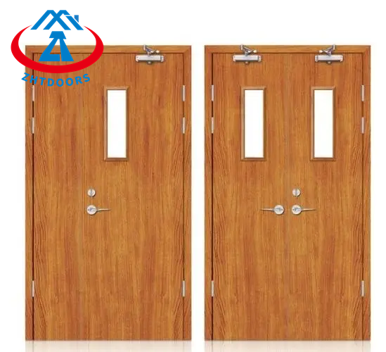 Customized High Quality High Safety BS Standard 90 Minute Unbleached Steel Metal Escape Fire Double Door