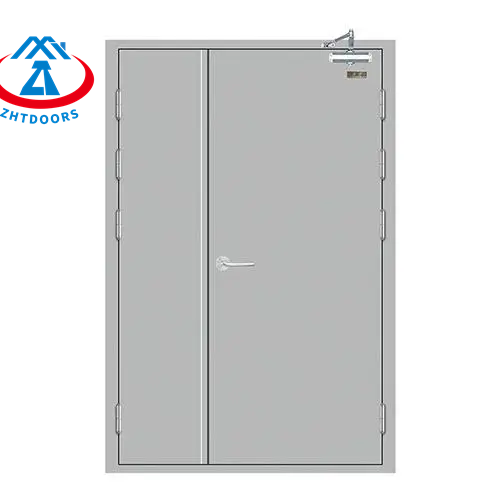Manufacturer direct sales internal cheap fire doors ulul standard 60 minute security door metal fire resistant