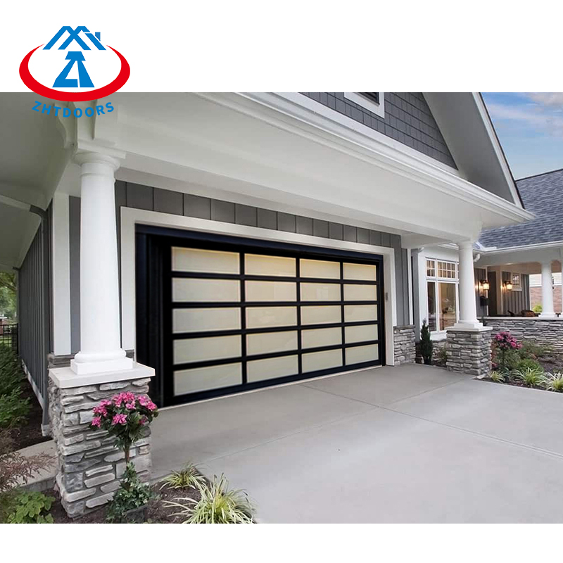 Professional Manufacturer Single Garage Door Price Glass Garage Door Commercial 12ft Garage Door