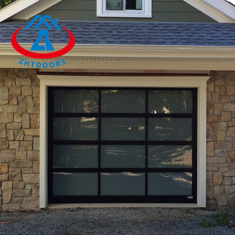 Professional Customized Garage Door Aluminum Profile Commercial Glass Garage Door Garage Door 8x7