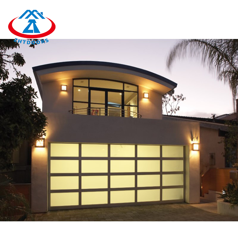 New Style American Home Automatic Glass Garage Door From Powerful Manufacturer