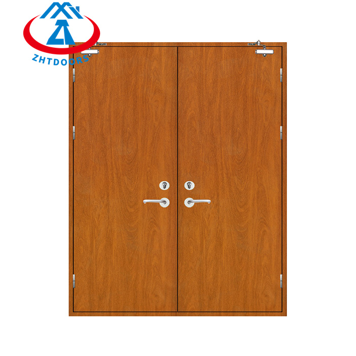 Anti corrosion and durable hotel door AS standard 90 minute wooden internal fire rated doors