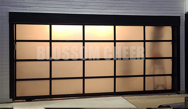 Factory Reasonable Price Horizontal Sliding Garage Door Intelligent Automated Remote Control Garage Door