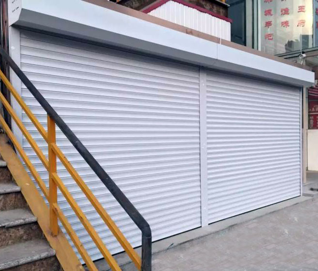 Color customization white roller shutters door security automatic shutter for garage