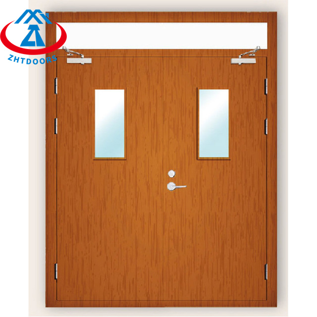 Hot selling custom products GB standard 90 minute wood grain fire rated door core with aluminum honeycomb