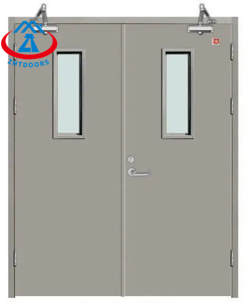 Excellent quality and stable performance laboratory fire door EN approve 90 minute american steel doors manufacturer