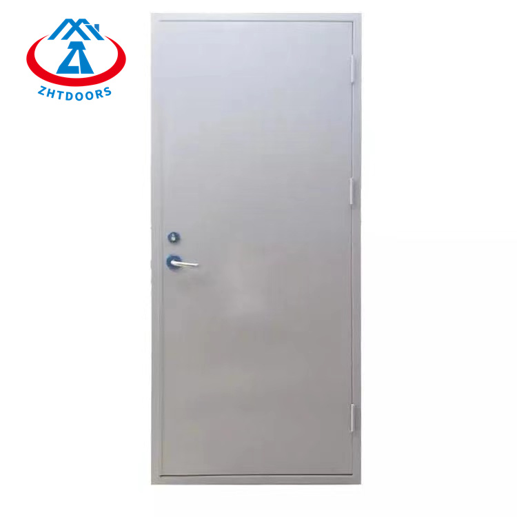 China supplier wholesale price security swing door UL certified 120 minute metal exit door with sensor metal door seal