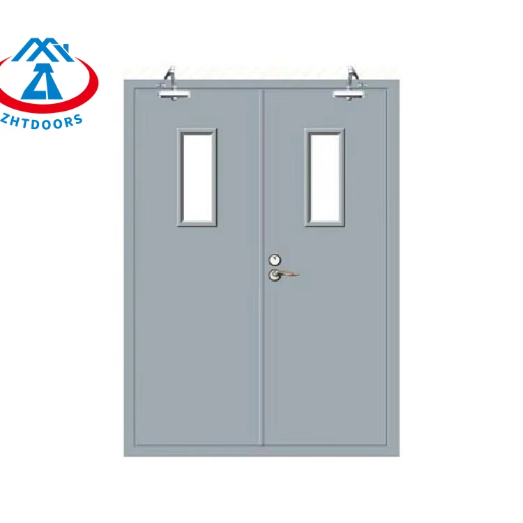 product-China hot selling AS approve 1 hours double fire doors for middle east fire rated out door a