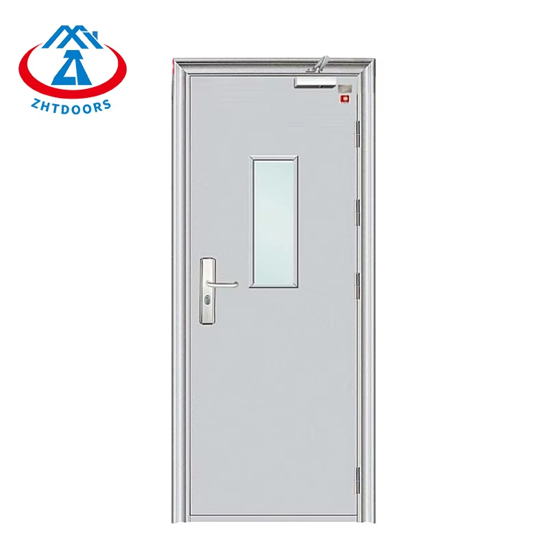 product-Zhongtai-China Supplier BS 30 Minutes Expansion Seal Safety Lock Single Leaf Fire Door-img