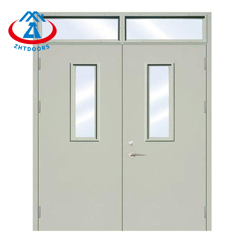 product-Zhongtai-Modern fire rated steel doors exterior AS approve 90 minute metal door heat proof s