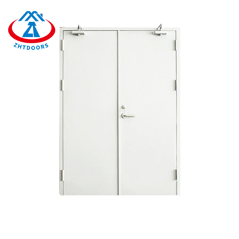 China supplier wholesale good price BS approved double leaf security fire rated door