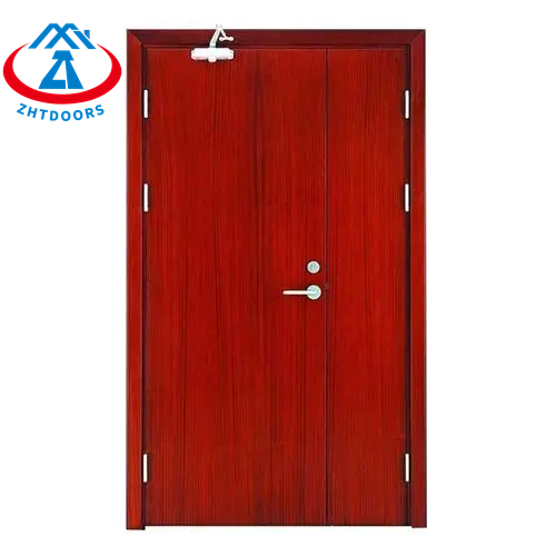 product-Many years of production experience Chinese factory AS standard 60 minutes wooden fire door-