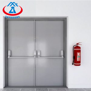 Strict material selection BS UK approved 90 minute fire exit door with push rod lock