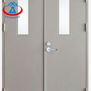 Customizable steel fire doors with safety windows AS certification 45 minutes