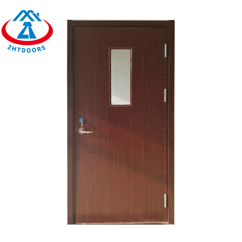 product-High quality guaranteed commercial emergency fire exit door UL certified 90 minutes-Zhongtai