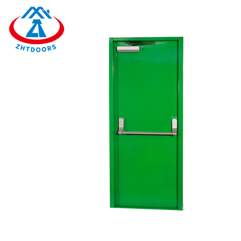 Reasonable price electrostatic coating fireproof heavy duty door AS 90 minutes commercial door fireproof