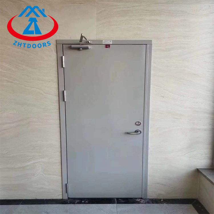Strong Supplier UL standard 90 minutes fire resistant fire door single emergency door