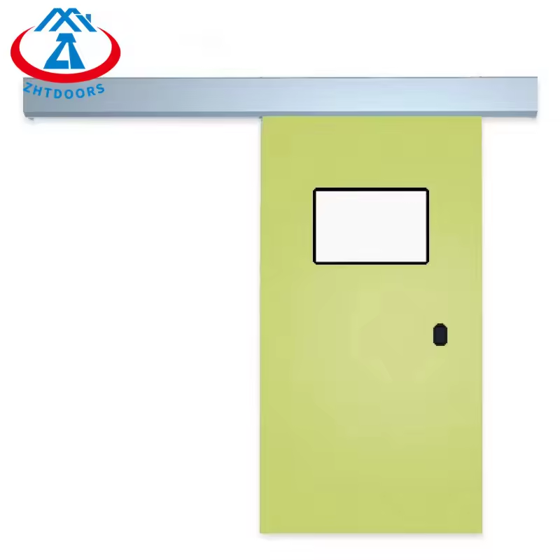 China factory direct sales UL standard 180 minutes hospital operating room fireproof airtight automatic sliding door