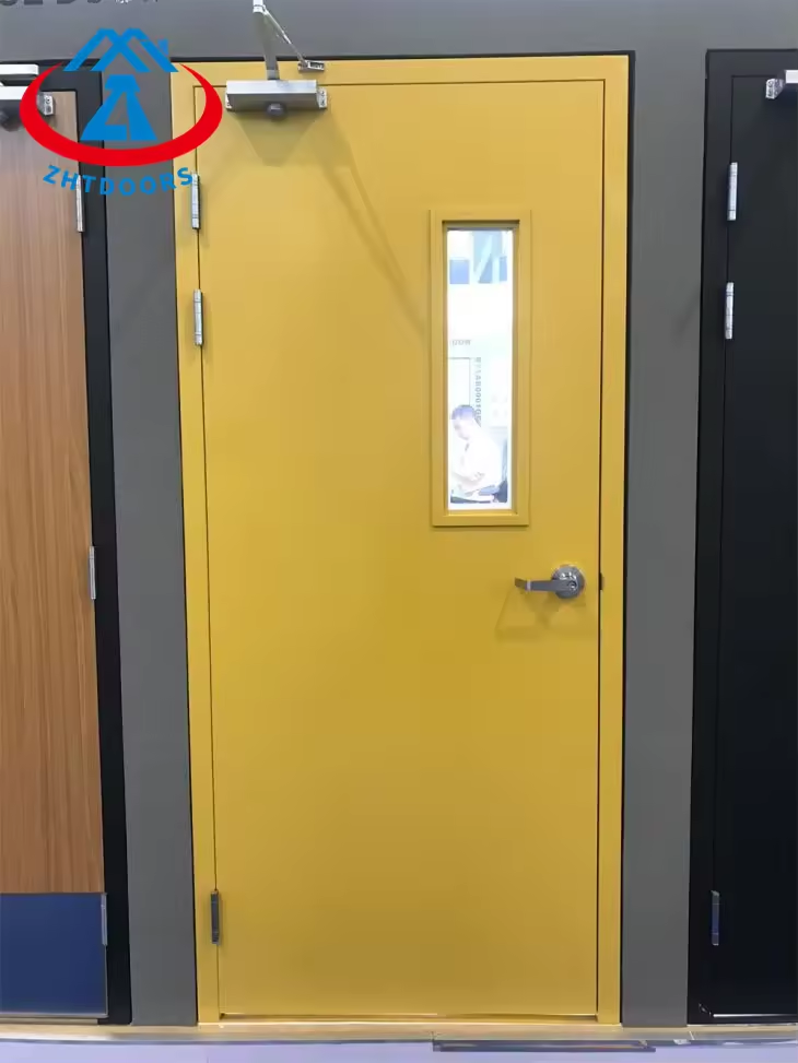 Professional Manufacturer EN Standard 120 Minutes Security Steel Metal Fire Doors