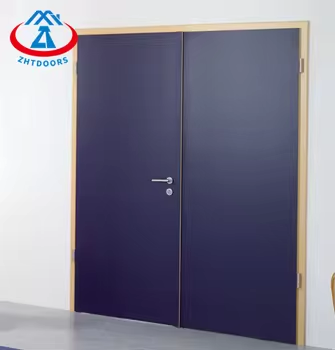 China Supplier Industrial Heavy Duty BS Standard 30 Minute Metal Escape Double Door Fire Rating