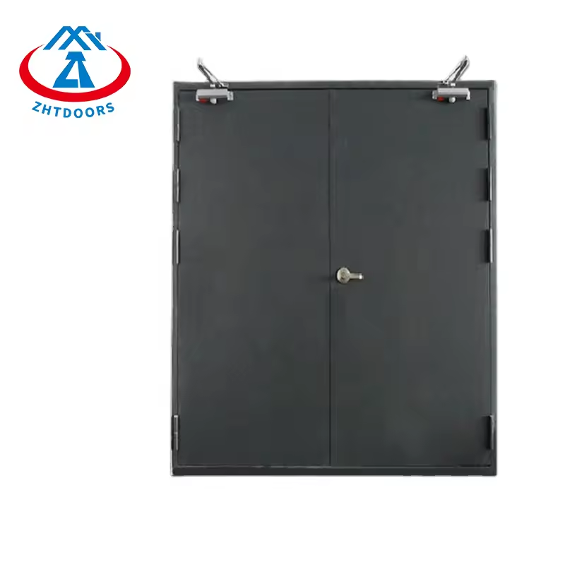 Utility model ul certification 30 minutes fire inspection residential door fire door price black fire door