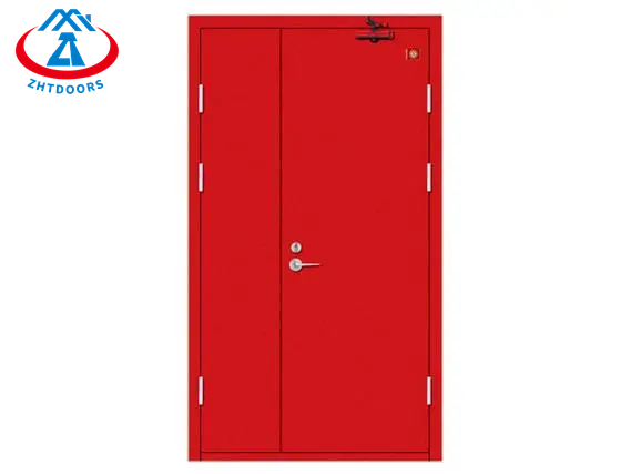 Fire Rated External Security Door UL Standard 2 Hour Commercial Fire Rated Door with Steel Frame