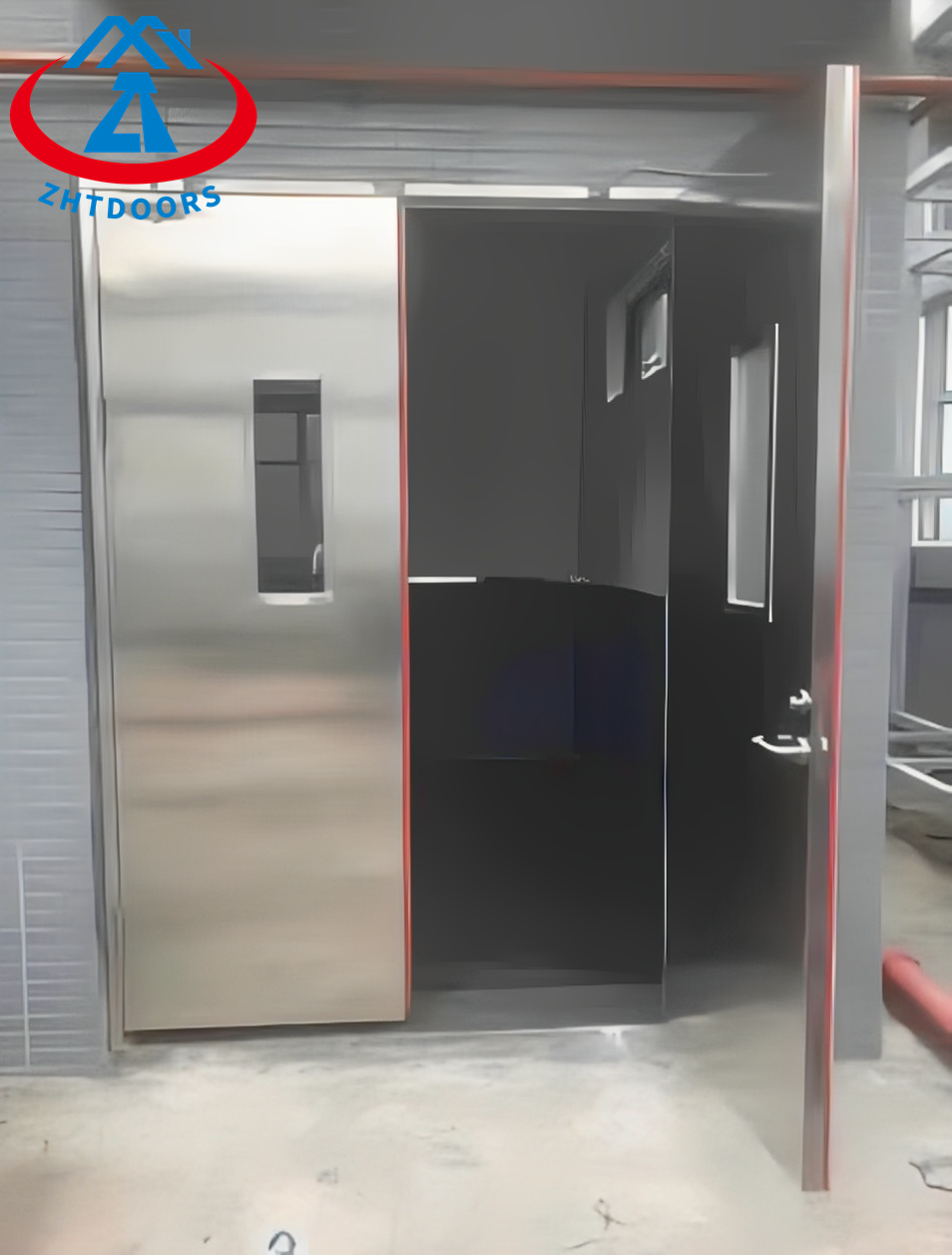 product-Zhongtai-Personalized China Wholesale Security Metal Door BS approved 1 hour modern metal fr