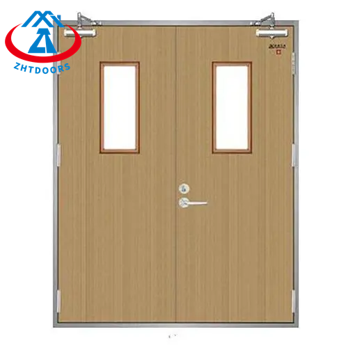 Most popular emergency door fireproof AS certified 3 hour door steel security double fire exit door