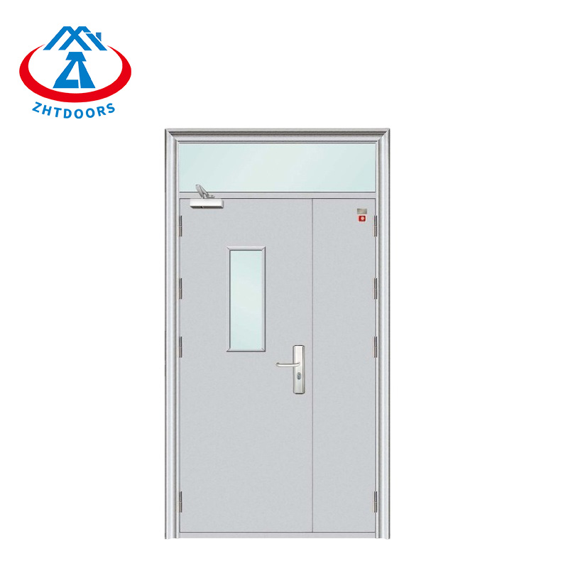Featured Products 3 Hour Standard BS Emergency Metal Double Commercial Fire Doors