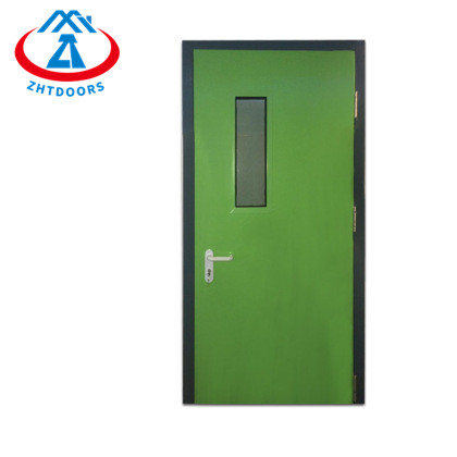 Fine craftsmanship with BS certificate 90 minute single panel crittall fire door escape lock
