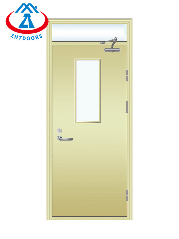 Reasonable Price Steel Fire Rated Hotel Doors AS Approved 90 Minutes Fire Rated Galvanized Security Steel Doors